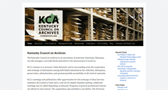 Desktop Screenshot of kyarchivists.com